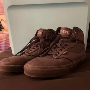 Vans High Top Black/Black Size 9